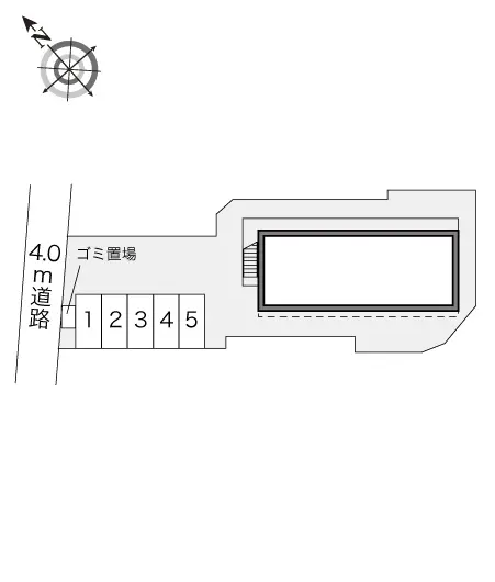 ★手数料０円★狭山市上奥富 月極駐車場